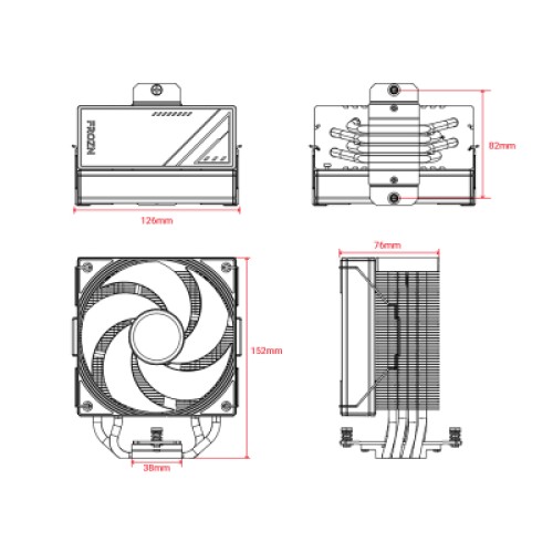 Кулер для процессора ID-Cooling FROZN A410 SE ARGB
