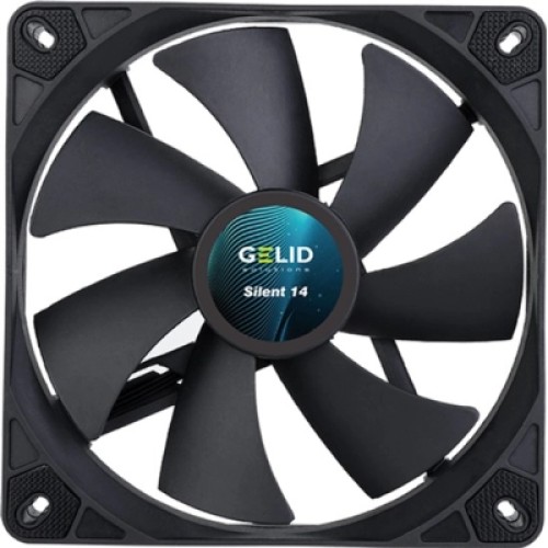 Кулер для корпуса Gelid Solutions Silent 14 Black 140 mm (FN-PX14-11)