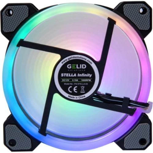 Кулер для корпуса Gelid Solutions Stella ARGB 120mm (FN-STELLA-03)
