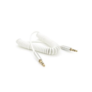 Кабель мультимедійний 3.5mm M to 3.5mm M 1.5m 90° corner white Voltronic (YT-AUXSGJ(M)/(M)-1.5-W)