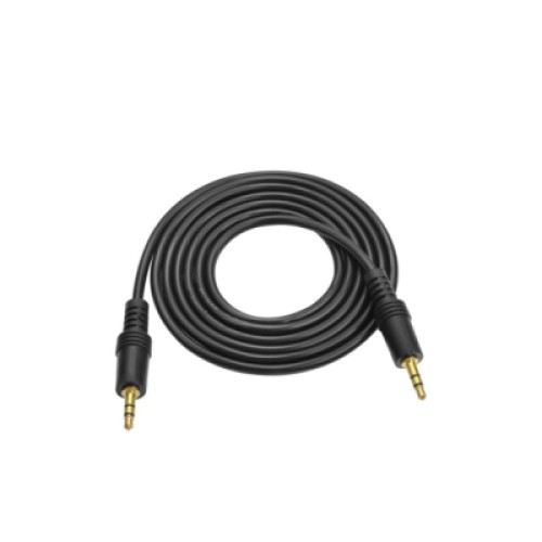 Кабель мультимедийный 3.5mm M to 3.5mm M 1.5m black Voltronic (YT-AUXGJ(M)/(M)-1.5-B)