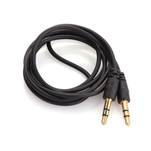 Кабель мультимедийный 3.5mm M to 3.5mm M 5.0m black Voltronic (YT-AUXGJ(M)/(M)-5.0-B)