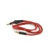 Кабель мультимедийный 3.5mm M to 3.5mm M 1.0m + microphone red Voltronic (ZDL-AUXcM/1.0m)