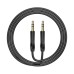 Кабель мультимедийный 3.5mm M to 3.5mm M 1.0m black BOROFONE (BL16/JB)