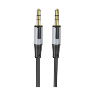 Кабель мультимедійний 3.5mm M to 3.5mm M 1.0m black BOROFONE (BL19/JB)