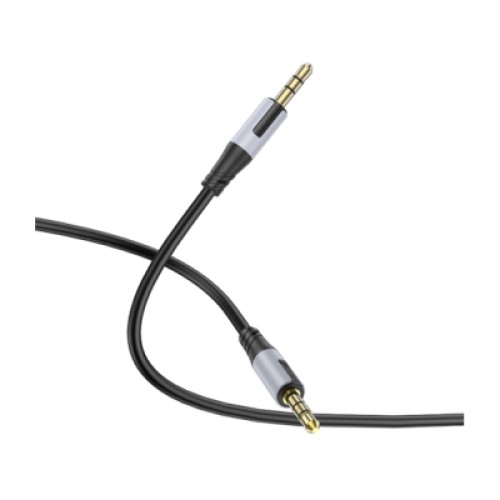 Кабель мультимедийный 3.5mm M to 3.5mm M 1.0m black BOROFONE (BL19/JB)