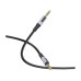 Кабель мультимедийный 3.5mm M to 3.5mm M 1.0m black BOROFONE (BL19/JB)