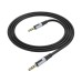 Кабель мультимедийный 3.5mm M to 3.5mm M 1.0m black BOROFONE (BL19/JB)
