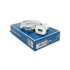 Зарядное устройство BOROFONE BZ12A USB + cable USB to USB-C 1.0m White (BZ12A/TCW)