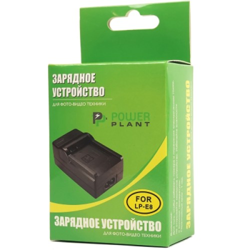 Зарядное устройство для фото PowerPlant Canon LP-E8 Slim (DVOODV2255)