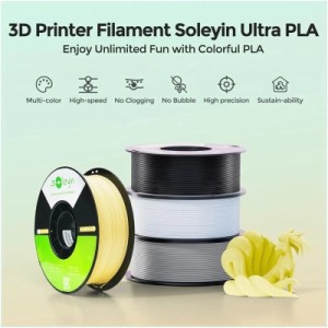 Пластик для 3D-принтера Creality Soleyin 1кг, 1.75мм, white (3301010505)
