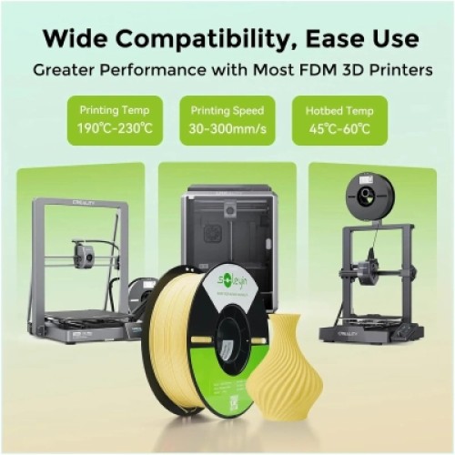 Пластик для 3D-принтера Creality Soleyin 1кг, 1.75мм, white (3301010505)