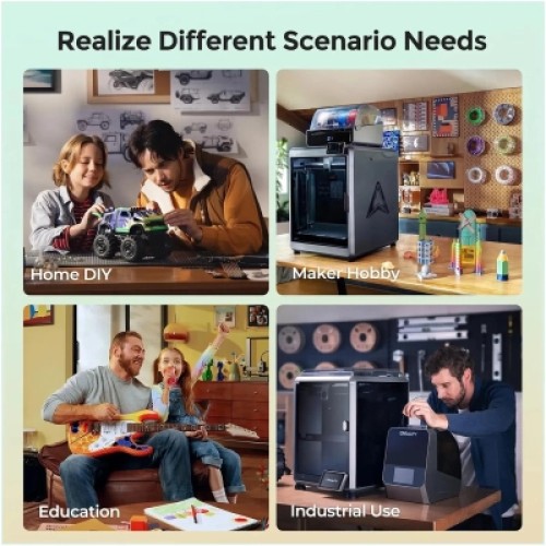 Пластик для 3D-принтера Creality Soleyin 1кг, 1.75мм, green light (3301010508)