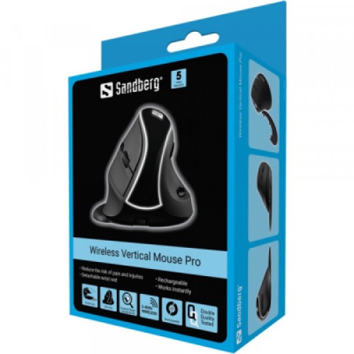 Мышка Sandberg Wireless Mouse Pro Black (630-13)