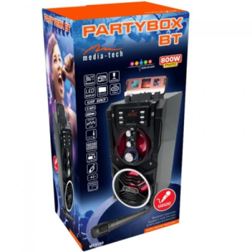 Акустическая система Media-Tech Boombox BT 18W Black (MT3150)
