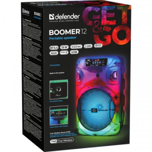Акустическая система Defender Boomer 12 (65412)