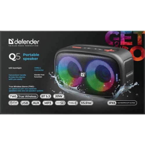Акустическая система Defender Q5 Black (65305)