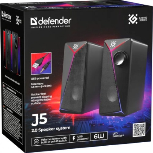 Акустическая система Defender J5 Black (65965)
