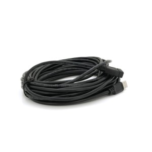 Дата кабель USB 2.0 AM/AF 10.0m ferrite black Voltronic (YT-AM/AF-10BL)