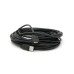Дата кабель USB 2.0 AM/AF 10.0m ferrite black Voltronic (YT-AM/AF-10BL)