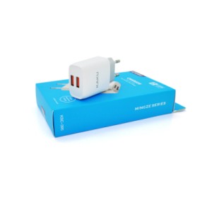 Зарядное устройство iKAKU KSC-395 2xUSB 5V 2.4A 12W White (KSC-395 MINGZE)