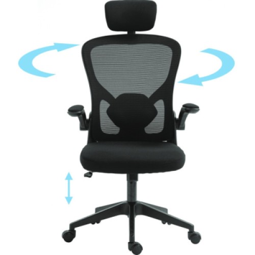 Кресло игровое Sandberg ErgoFusion Gaming Chair Basic Black (640-97)