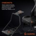 Кресло игровое GamePro RS100 із кріпленням для керма, педалей та коробки передач Black (RS100)
