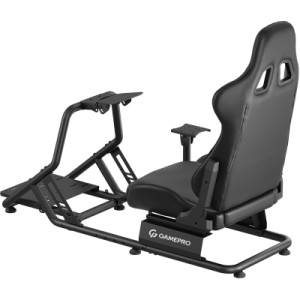 Кресло игровое GamePro RS100 із кріпленням для керма, педалей та коробки передач Black (RS100)