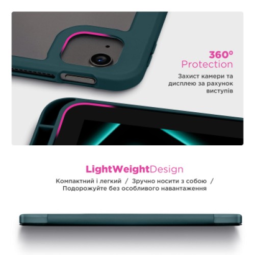 Чехол для планшета Armorstandart Y-Type PEN Samsung Galaxy Tab A9+ Pine Green (ARM85503)