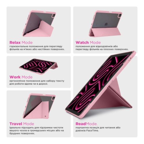 Чехол для планшета Armorstandart Y-Type PEN Samsung Galaxy Tab A9+ Pink (ARM85504)