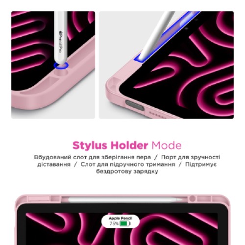 Чехол для планшета Armorstandart Y-Type PEN Samsung Galaxy Tab A9+ Pink (ARM85504)