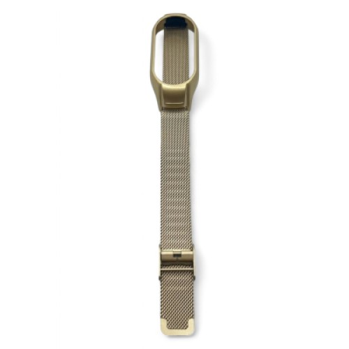Ремешок для фитнес браслета BeCover Metal для Xiaomi Mi Smart Band 10 Gold (713625)