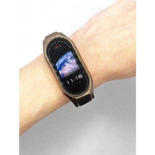 Ремешок для фитнес браслета BeCover Metal для Xiaomi Mi Smart Band 10 Rose Gold (713626)