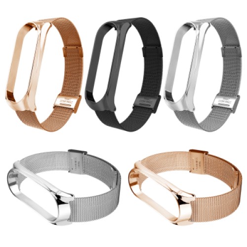 Ремешок для фитнес браслета BeCover Metal для Xiaomi Mi Smart Band 8 Gold (709359)