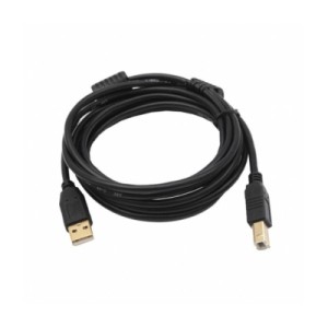 Кабель для принтера USB 2.0 AM/BM 1.5m ferrite black Voltronic (YT-AM/BM-1.5B)
