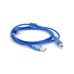 Кабель для принтера USB 2.0 AM/BM 1.5m 2x ferrite transparent Voltronic (YT-AM/BM-1.5T)