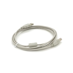 Кабель для принтера USB 2.0 AM/BM 1.8m ferrite white Voltronic (YT-AM/BM-1.8W)