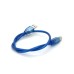Кабель для принтера USB 2.0 AM/BM 0.5m blue Ritar (YT-AM/BM-0.5TBL)