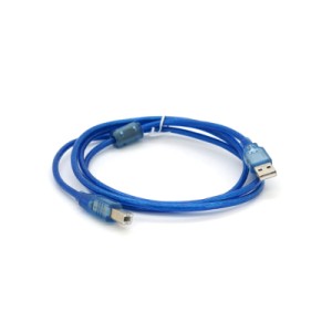 Кабель для принтера USB 2.0 AM/BM 1.5m ferrite blue Ritar (YT-AM/BM-1.5TBL)