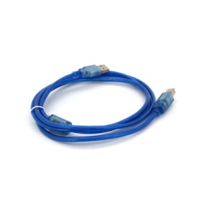 Кабель для принтера USB 2.0 AM/BM 1.5m ferrite blue Ritar (YT-AM/BM-1.5TBL)