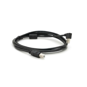 Кабель для принтера USB 2.0 AM/BM 2.0m 90° corner black Ritar (YT-AM/BM90°-2.0B)