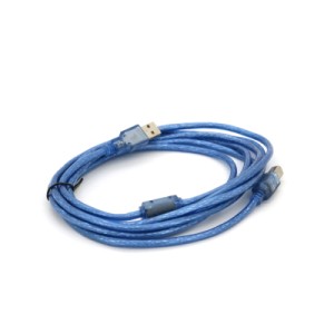 Кабель для принтера USB 2.0 AM/BM 3.0m ferrite blue Ritar (YT-AM/BM-3.0TBL)