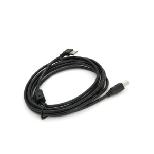 Кабель для принтера USB 2.0 AM/BM 3.0m 90° corner black Ritar (YT-AM/BM90°-3.0B)