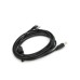 Кабель для принтера USB 2.0 AM/BM 3.0m 90° corner black Ritar (YT-AM/BM90°-3.0B)