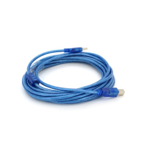 Кабель для принтера USB 2.0 AM/BM 5.0m ferrite blue Ritar (YT-AM/BM-5.0TBL)