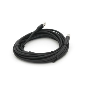 Кабель для принтера USB 2.0 AM/BM 5.0m ferrite black VEGGIEG (V-U207)