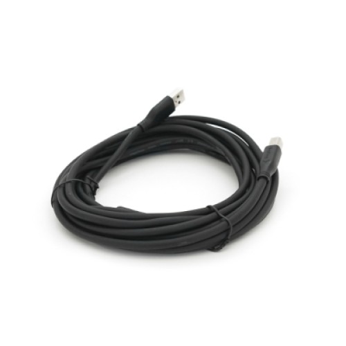 Кабель для принтера USB 2.0 AM/BM 5.0m ferrite black VEGGIEG (V-U207)