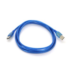 Дата кабель USB 2.0 AM/AM 1.5m ferrite blue Ritar (YT-AM/AM-1.5TBL)