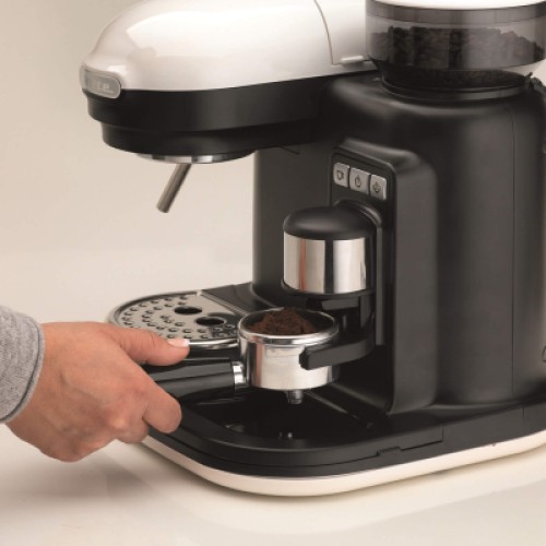 Рожковая кофеварка эспрессо Ariete 1318 Espresso Moderna White (00M131801AR0)