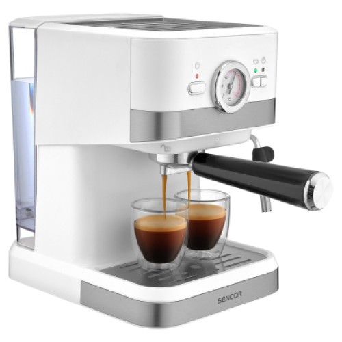 Рожковая кофеварка эспрессо Sencor SES 1720WH